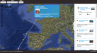 Affichage de la position du bateau sur fond cartographique Google &reg;